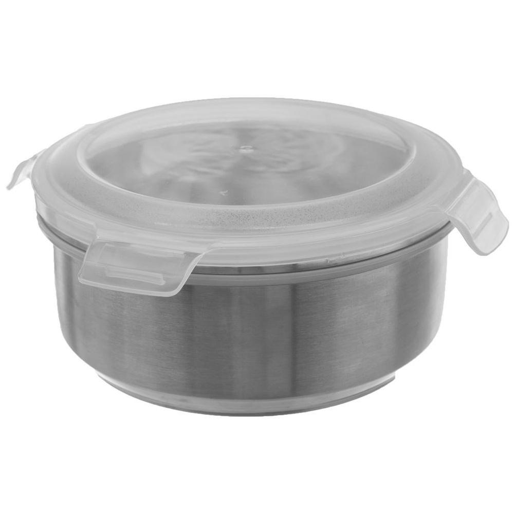 Stainless Steel Food Container with Lid 1.2L
