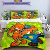 Dog Man 3pcs Bedding Set Duvet Cover Closure Includes 1 Duvet Cover & 2 Pillowcases for All Seasons Bedroom Home Dorm Decor