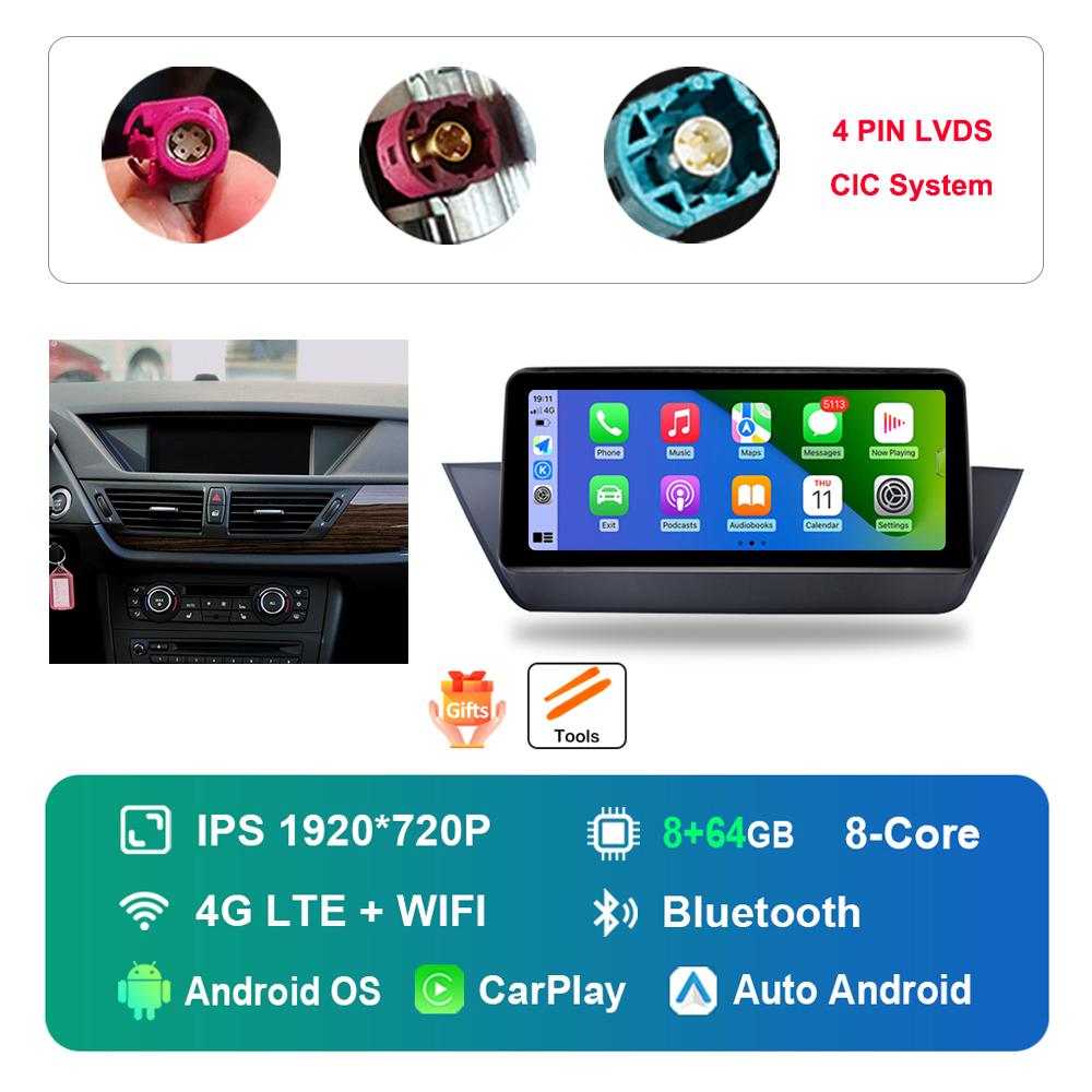 10.25 Inch for BMW X1 E84 2009 - 2015 CIC System 4G WiFi DSP Stereo Android Car Radio Multimedia Player GPS HD Touch Screen