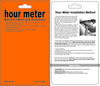 Meter Digital Lcd Display Hour Tachometer Waterproof For Bike Motorcycle Atv Snowmobile Marine Boat Ski Dirt Gas Engine Counter Hour Meter