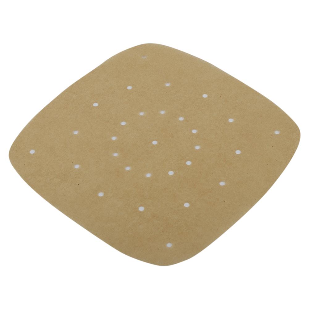7.5in Perforated     Paper Liners for   Fryer Cooking Steaming(White)