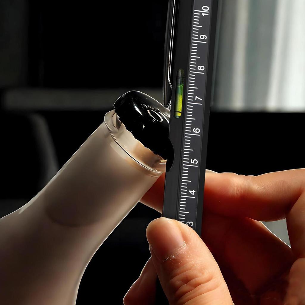 Multi Pen 9 In 1 Pocket Gadget with LED Light Pen Screwdriver with Screwdriver Level Ruler and Bottle Opener for Father