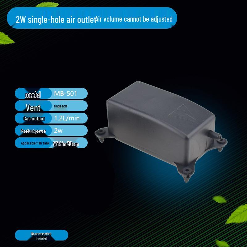 Silent Home Aquarium Oxygen Pump for Fish Tanks - US/EU Standard Fish Farming Aerator CN standard (flat plug)