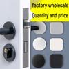 Square Round Anti-Collision Door Stopper & Silent Bumper Pad for Handles, Cabinets, and Appliances