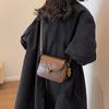 2026 new retro-feeling niche Mori underarm small square bag women's bag versatile winter shoulder messenger bag