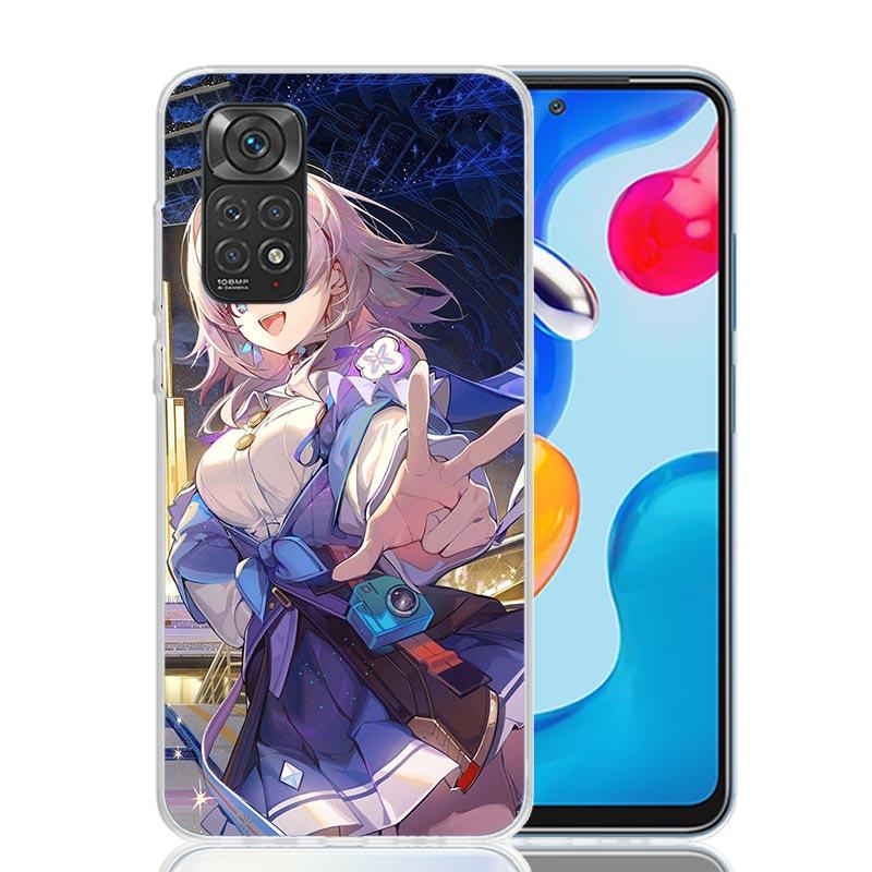Honkai Star Rail March 7TH Phone Case For Xiaomi Redmi Note 15 14 13 12S 12 Pro Plus 11S 11E 11 11T 10S 10 Art Soft Pattern Cove