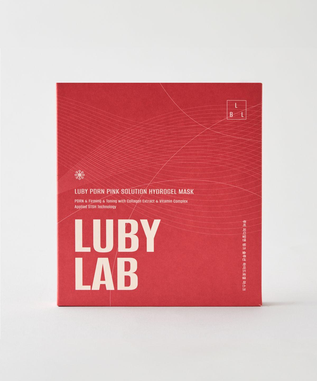 Ruby Lab PDRN Pink Solution Hydrogel Mask (4-pack)
