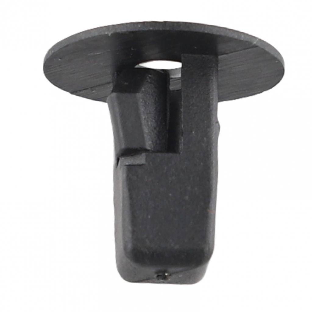 50pcs Car Fender Liner Clip Screw Grommet Clamp Auto Fasteners-Set Black