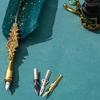 Feather Dip Pen with Pen Nib and Ink for Gothic Calligraphy Vintage Quill Pen Calligraphy Pen Beginner Calligraphy Gift