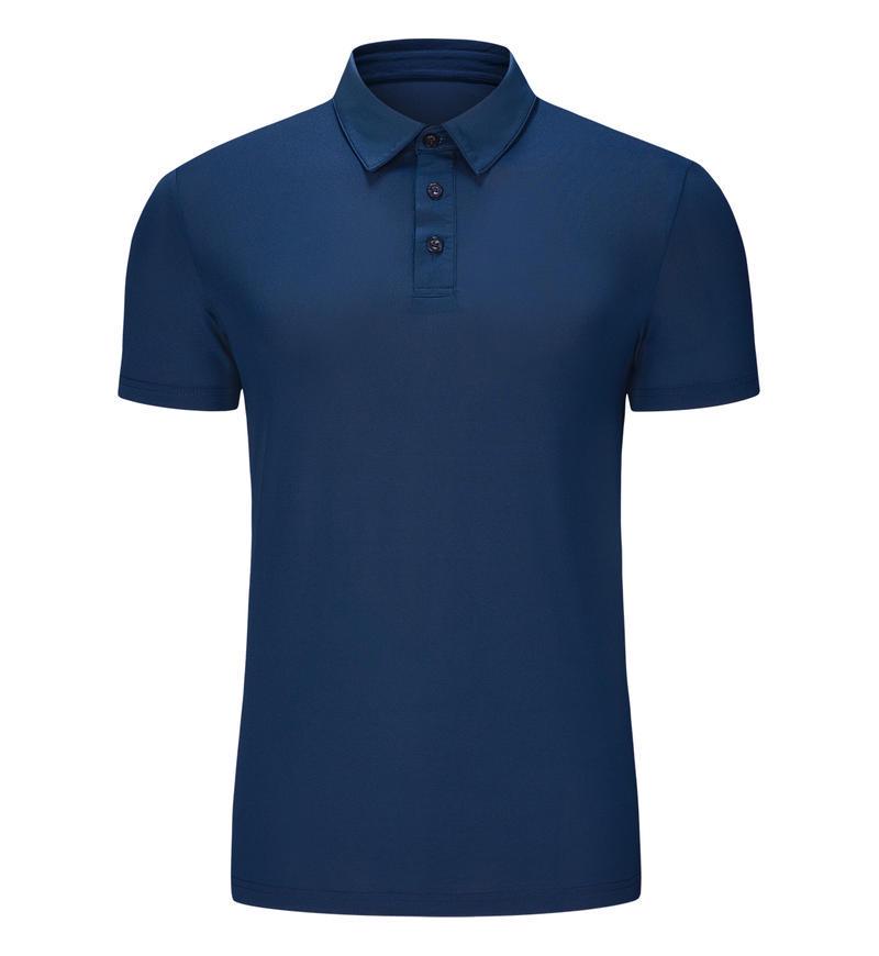 

Корпоративная командная культура Приталенная рубашка-поло из спандекса - Короткий рукав, деловой кэжуал с отложным воротником Extra Large темно-синий