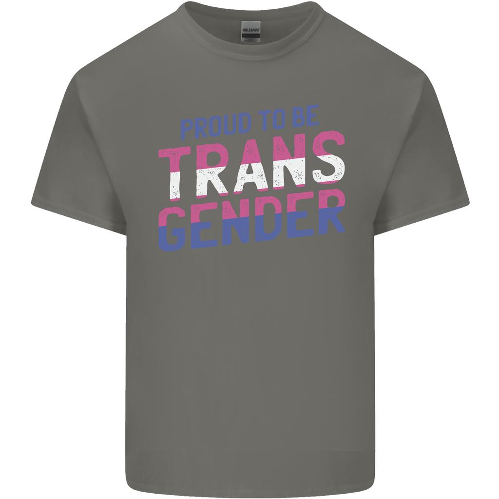 Proud to Be Transgender LGBT Unisexs Light Cotton TShirt