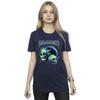 Rick And Morty Womens/Ladies Space Skull Cotton Boyfriend T-Shirt