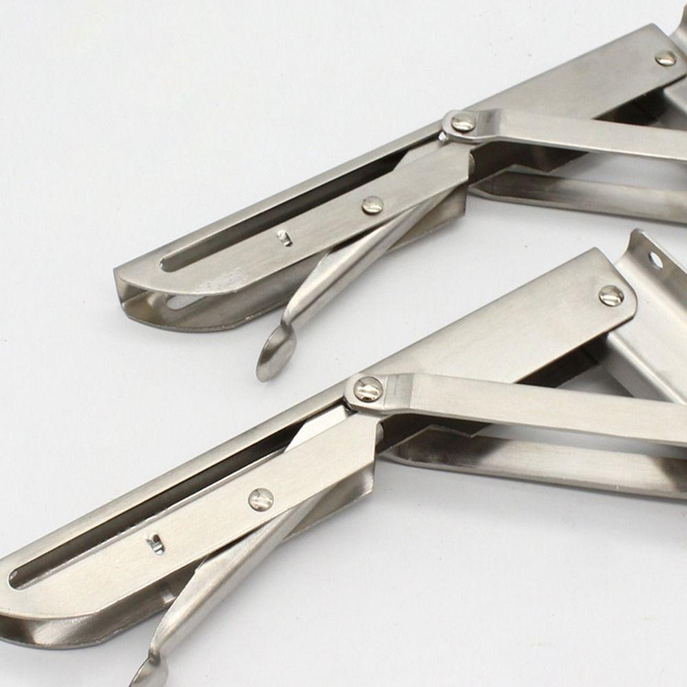 Stainless Steel Folding Shelf Bracket Space Saving Wall Mount Shelf Wall Mounted Support  Furniture