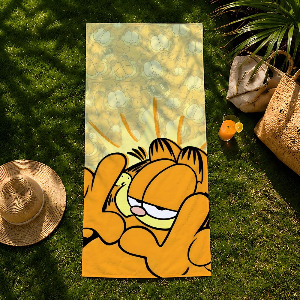 Character G-Garfield-d Towel beach towel, quick drying absorbent bath towel for Swim,Gym,Camping,Outdoor