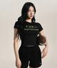 BORN TO WIN W Camo Symbol B Logo T-Shirts [Black]