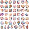 50PCS Cute Marine Life Waterproof Stickers for Water Bottles, Computers, & DIY Stationery