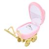 Baby Carriage Jewelry Box Personalized Jewelry Gift Organizer Earrings Necklace Packaging CasePink
