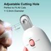 Cat Dog Nail Clippers With Adjustable Hole Professional Pet Nail Clippers To Avoid Nail Over-Cutting Puppy Kitten Claw Care Tool Set