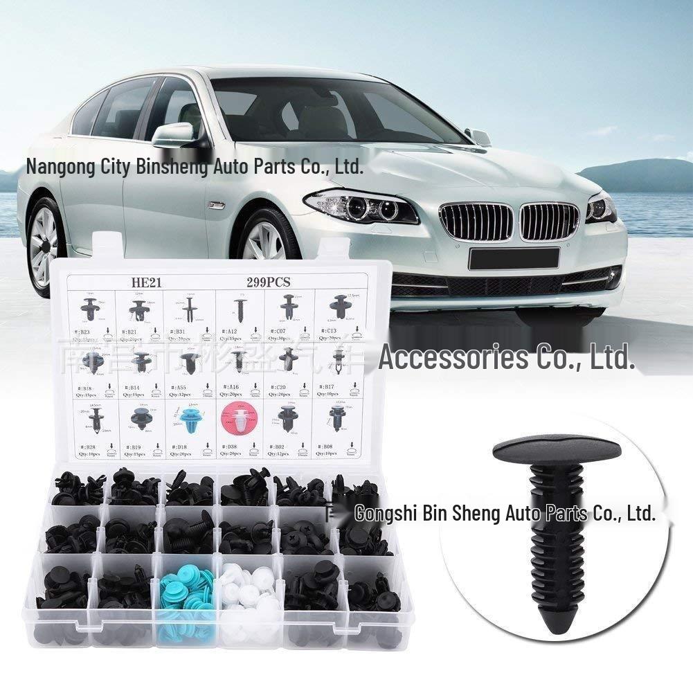 299PCS Snap Fasteners Kit for BMW, Mercedes-Benz, Toyota, Honda, Mazda, Subaru, Nissan