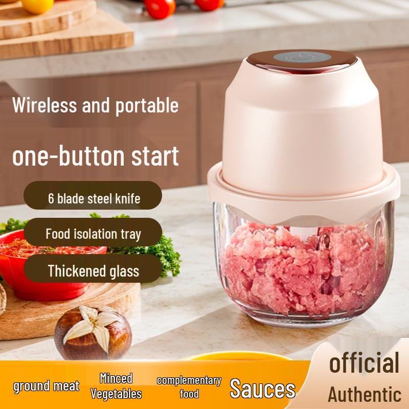 Electric Food Processor & Meat Grinder - Garlic Mincer, Masher, Stirrer, Paste Maker, Chopper for Baby Food.