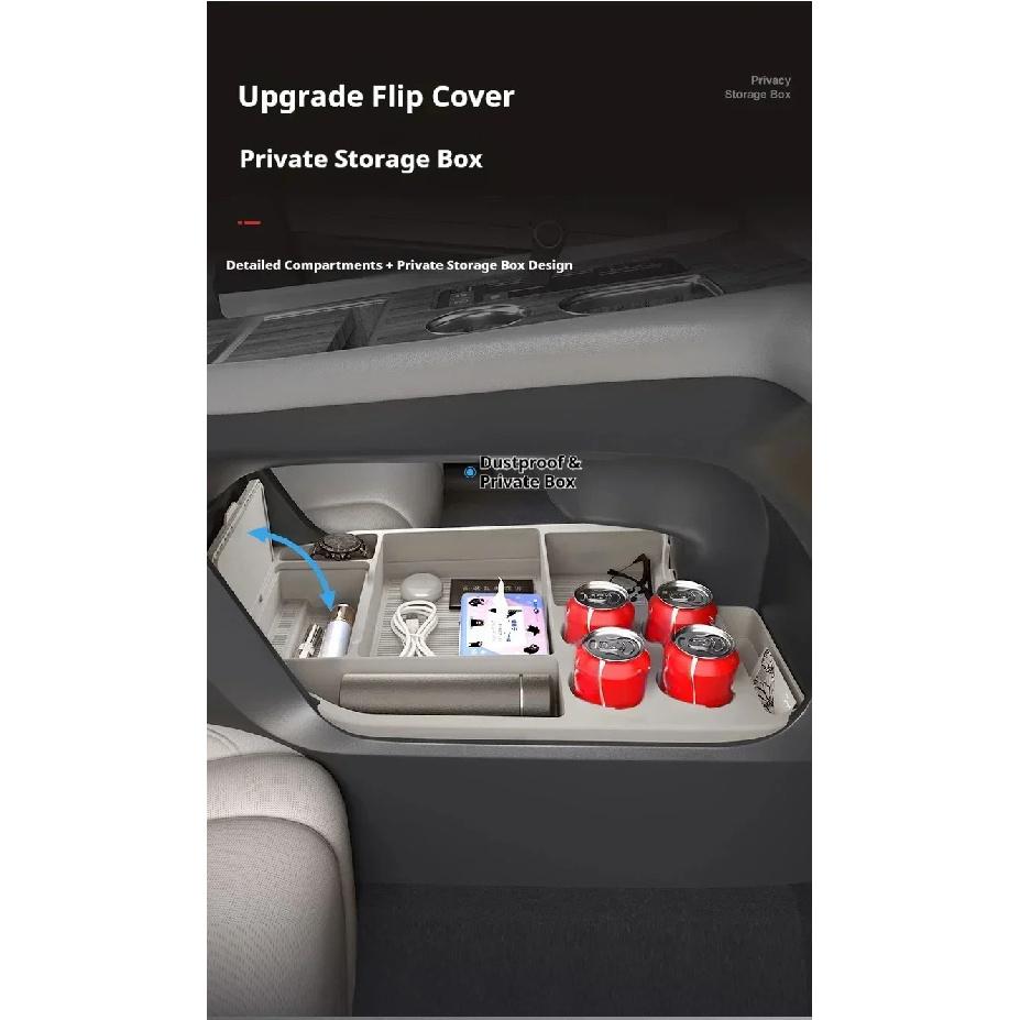For SiENNA Silicone Storage Box Center Console under Layer Modification Special Car Interior Accessories Organizer