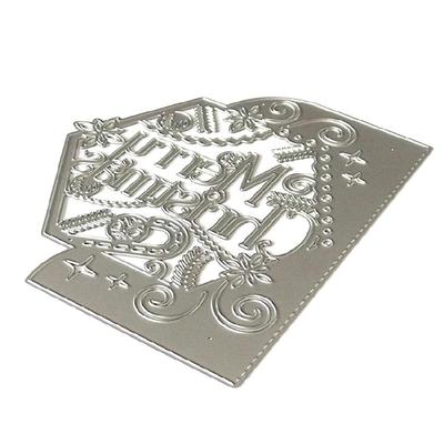 Merry Christmas Cutting Dies Stencil Template Mold Craft Decoration Mould Supply