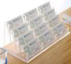 SANRUI Acrylic Business Card Business Card Card 3 4 Large Holds 600 Cards Stand, Holder, Holder, Horizontal, Columns, Tiers, Capacity, Approx.