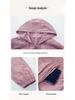 Women's Sun Protection Printed Hooded Jacket - Breathable, Loose-Fit for Middle-Aged and Elderly