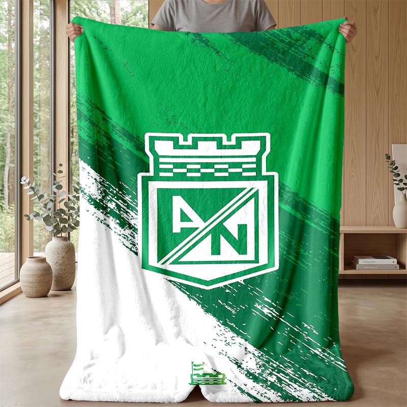 Atlético Madrid Theme blanket Soft Flannel Blanket Plush Throw Blanket Cozy Sofa Bed Blanket for Home Decor