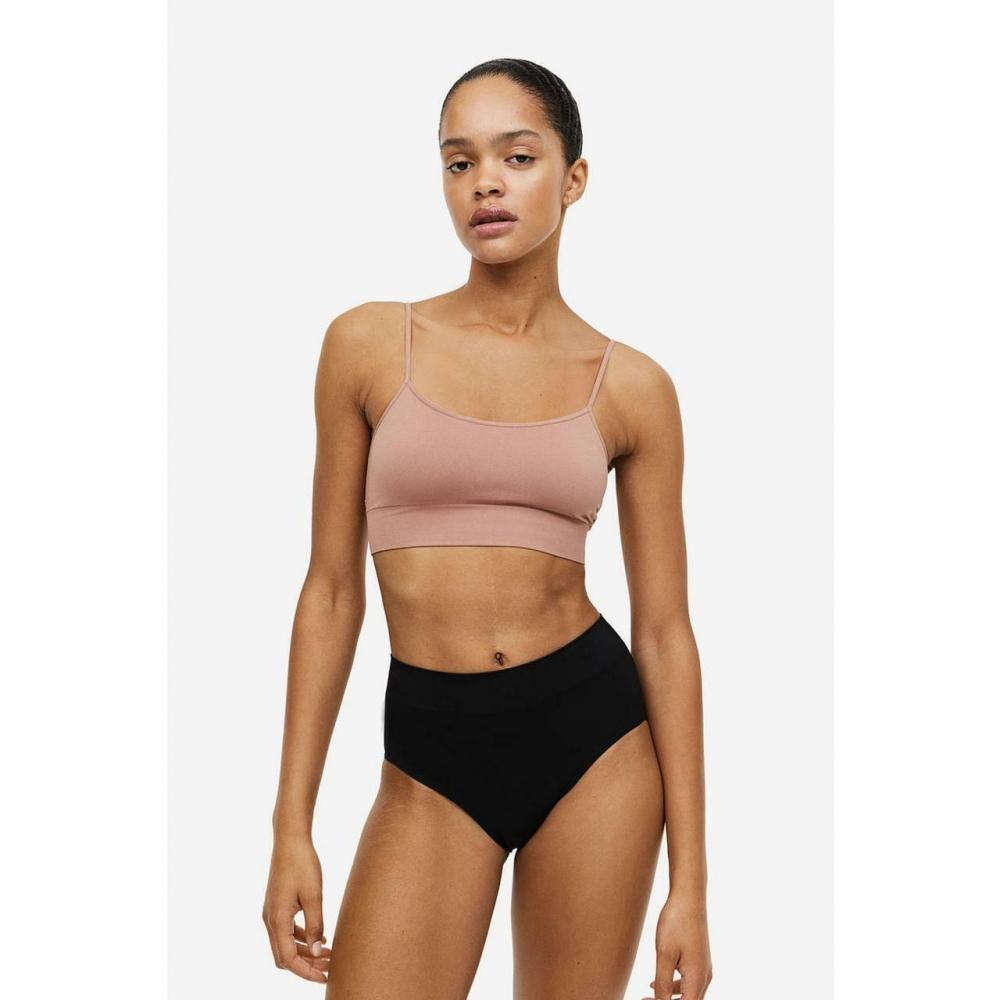 

Комплект из 2 бесшовных трусиков-бикини HM, черный 1176108001