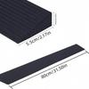1pc 80cmX5.5cm Multi Purpose Ramp Mat Door Threshold Ramp Self Adhesive Durable Striped Stair Anti Slip Home Accessibility