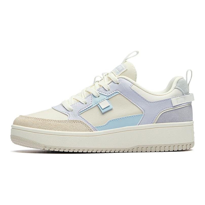 Anta Lifestyle Series Casual Low-Top Sneakers Women sneakers White Gray 922228067-2