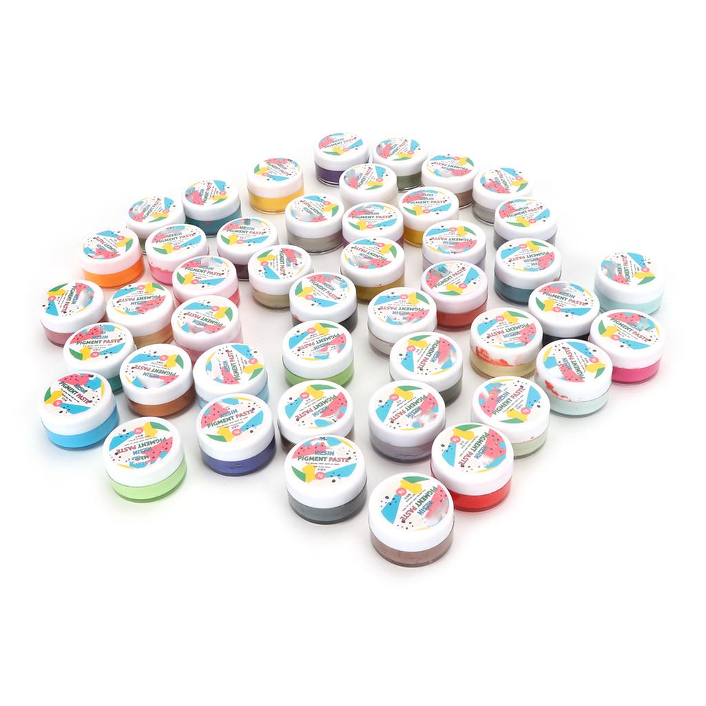 45pcs Epoxy Resin Pigment Paste 45 Colors High Concentration Oil Based Pigment Paste for DIY Epoxy Resin UV Drip Glue