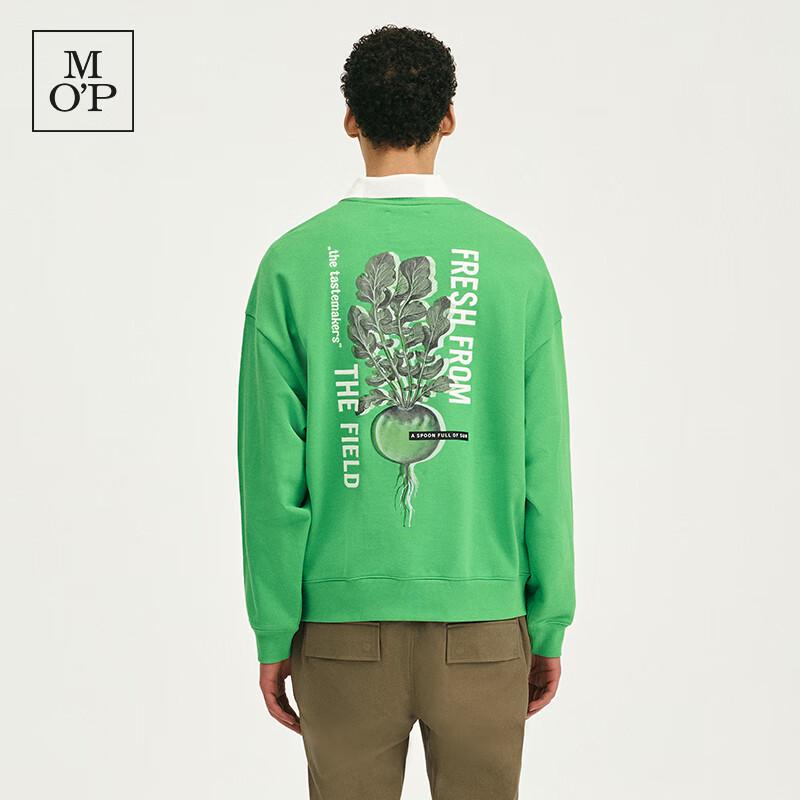 Marc O'Polo Unisex Spring Loose Fit Back Print Cotton Sweatshirt