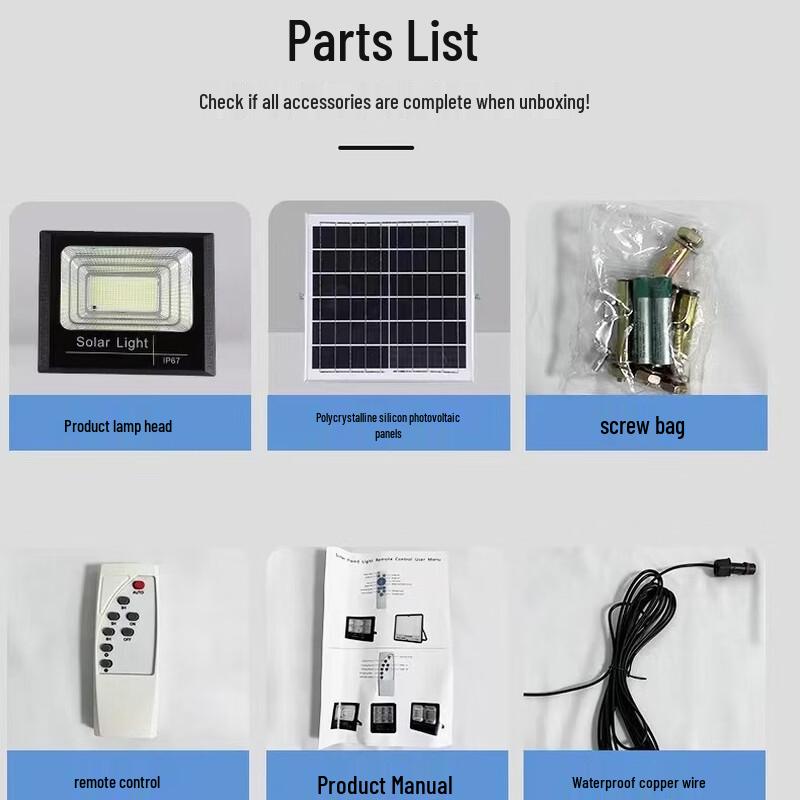 MenPao 1000W Solar LED Floodlight