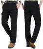 In Stock Men's Quick-Dry Winter Outdoor Multi-Pocket Ski Pants, Plus Velvet Thick Straight-Leg Windproof Long Pants