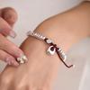 Lucky Bag Solid Lump Peace And Joy Money String Coiling Bracelet Birthday Red Rope Valentine'S Day Gift Batch