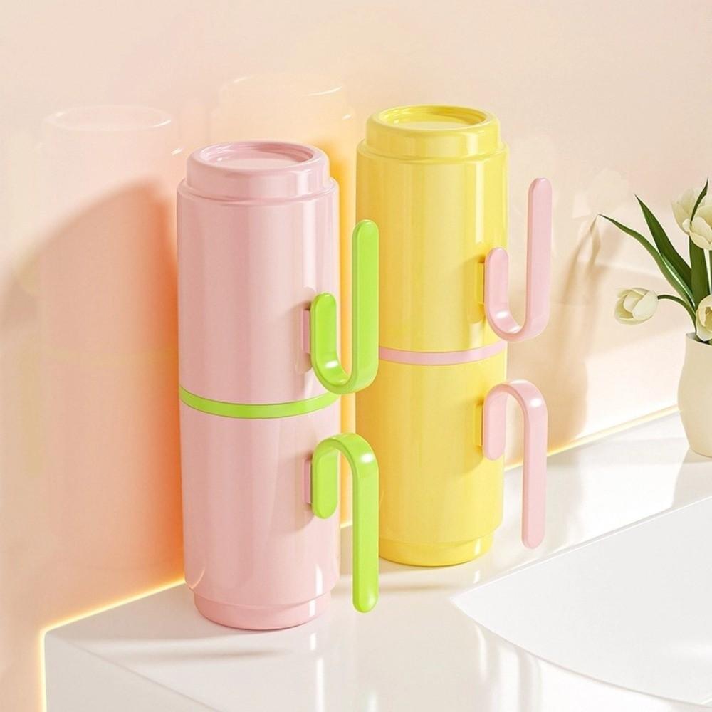 Portable Toilet Cup 2-in-1 Wash Cup Durable Tooth Cup  Travel