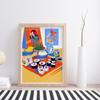 Japanese Food Posters Wall Art Canvas Prints Painting Sushi Sake Fruit Painting Decorative Picture Nordic Dining Room Decoration