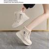 Women's winter fur one thickened padded warm cold hiking cushion hiking waterproof non-slip sports high-top snow boots cotton shoes sneakers