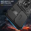 Black Protective Finger Ring Case for Samsung Galaxy A17 5G S26 Ultra A57 A37 A16 A56 A36 A15 A35 A55 S25 FE S24 S23 S22 Plus