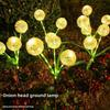Luz solar de diente de león para jardín, lámpara LED impermeable para patio y decoración exterior
