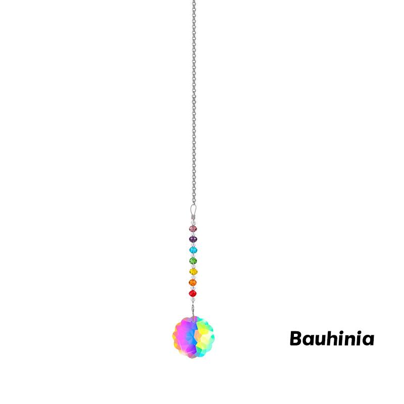 1Pc Colorful Crystal Sun Catcher Rainbow Maker with Hanging Chain for Home Decoration Thanksgiving Theme