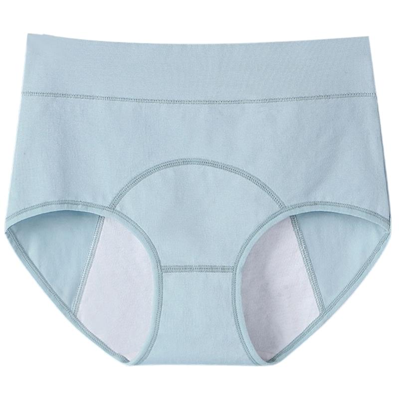 High Waist Cotton Period Underwear For Women Breathable Moisture Wicking Leakproof Seamlessly Design Comfortable For Menstrual Cycle