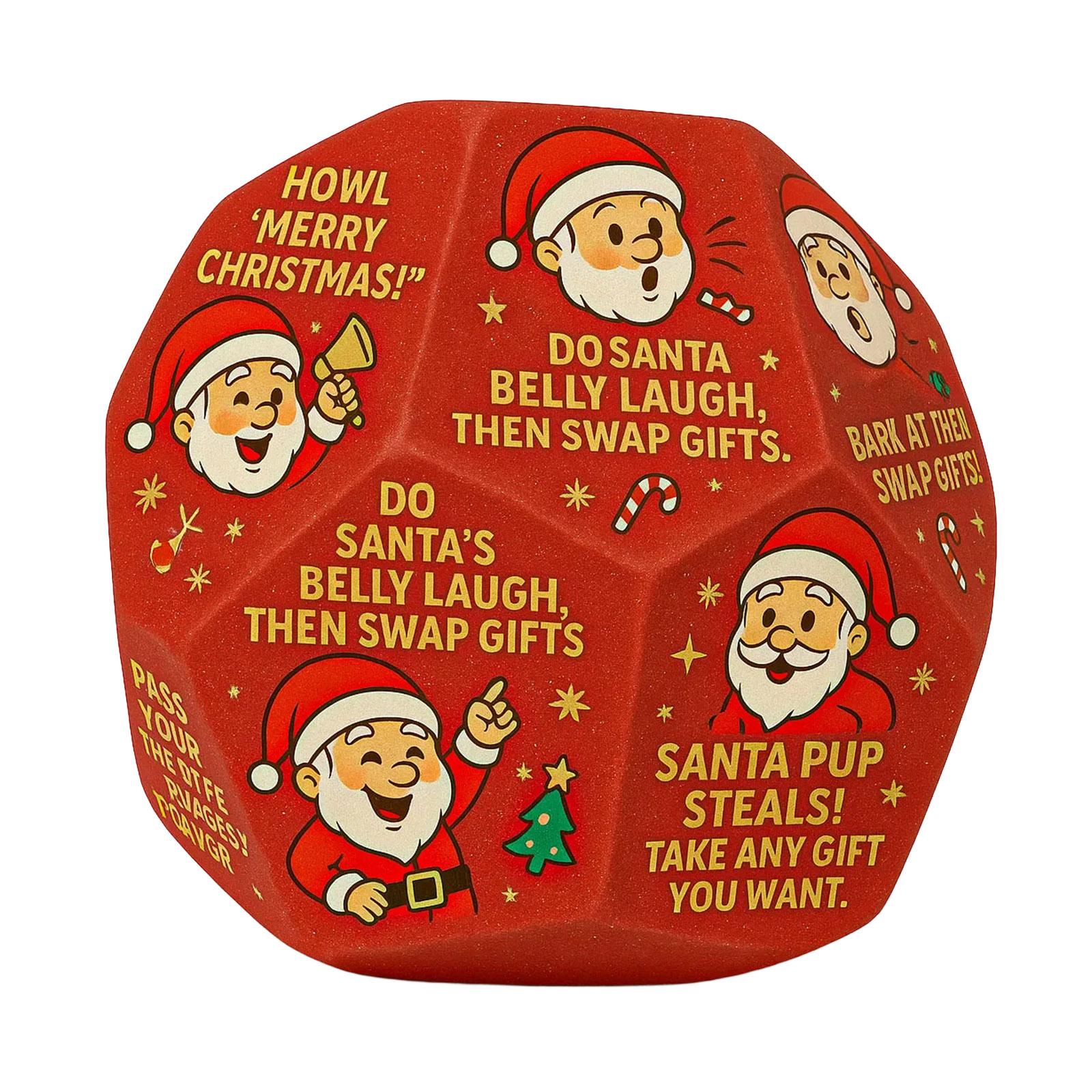 

Веселая игра для вечеринки обмена подарками, семейная игра для обмена подарками, рождественские наполнители для чулок, игра в кости для обмена подарками для мужчин, женщин, взрослых One Size красный