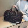 Strawberry Travel Carryall Large Capacity Wet And Dry Separation Duffel Bag Crossbody Gym Bag with Shoes Compartment for Fitness Weekender