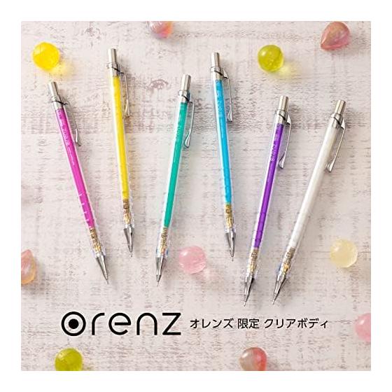 Pentel Orenz Limited Edition Clear Body Mechanical Pencil, 0.5mm, Clear Yellow (XPP505-TG) - Features the "Orenz System" That Prevents Lead Breakage