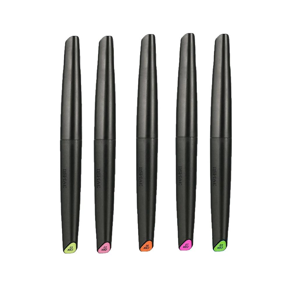 

DSPIAE 5/8/12 цветов, ручка-кисть, экологически чистый маркер на водной основе с мягкой головкой, базовый цвет, металлический цвет, флуоресцентный цвет