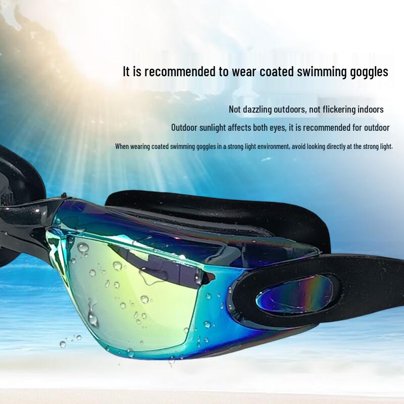 WEZHO Electroplated Anti-Fog HD Swimming Goggles