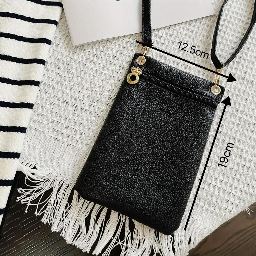 Mini Crossbody Bag PU Personalized Fashionable Mobile Phone Bag Sweet Women's Convenient Shoulder Bag Purses And Handbags